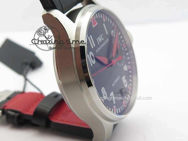MIROTIME 0101 RelaxedFit Big Pilot Real PR IW500435 “Muhammad Ali” ZF Best Edition On Black Leather Strap A 7295